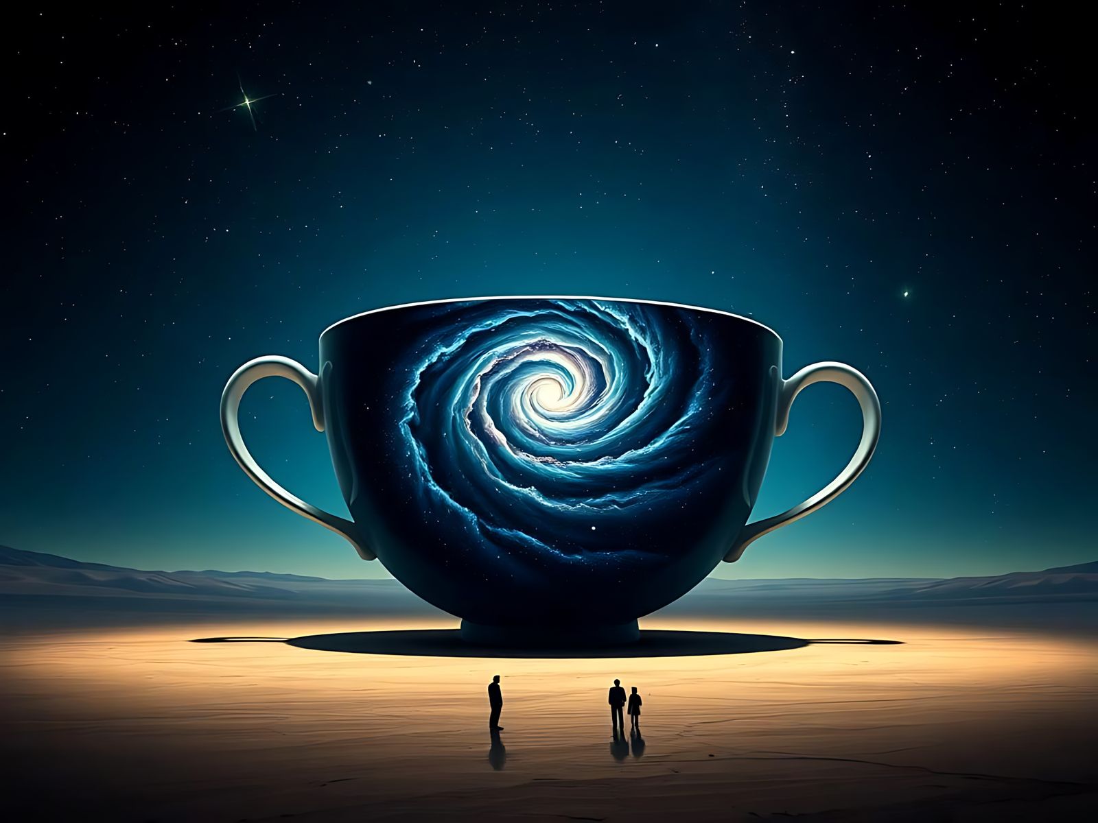 For all you naysayers; proof that a galaxy can fit in a teac...