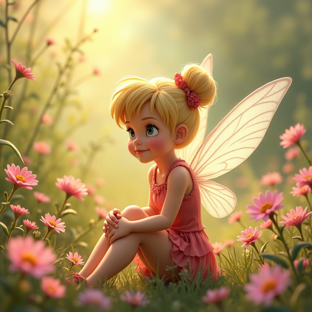 Tinkerbell in a Daisy Meadow: Magical Realism