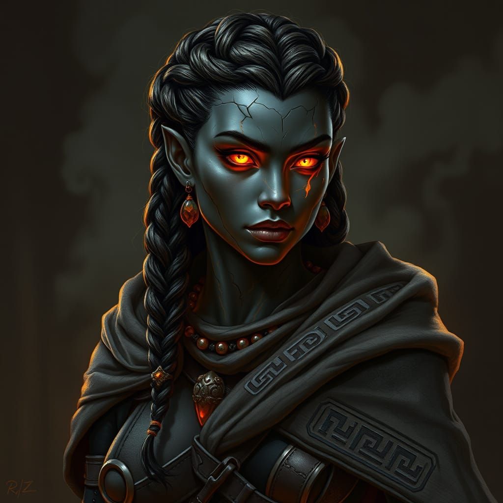 Ancient Ember Goddess: Zor'Dorn Warrior Woman
