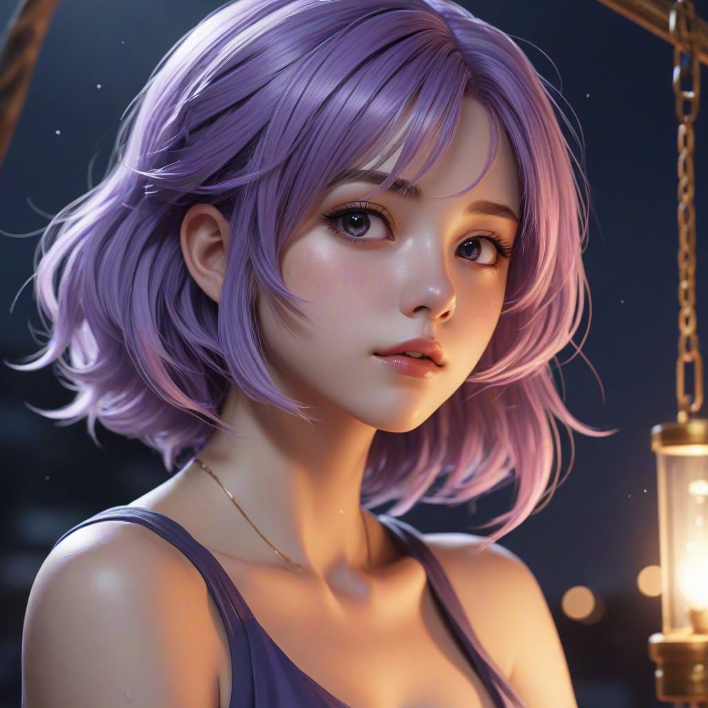 Ethereal Justice Icon in Soft Focus