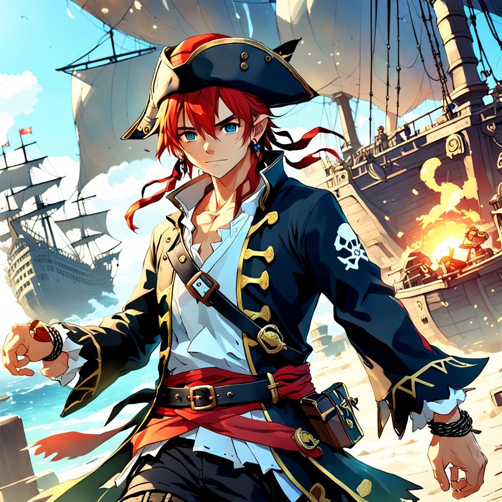 Pirate's End: 3D Anime Adventure Concept Art