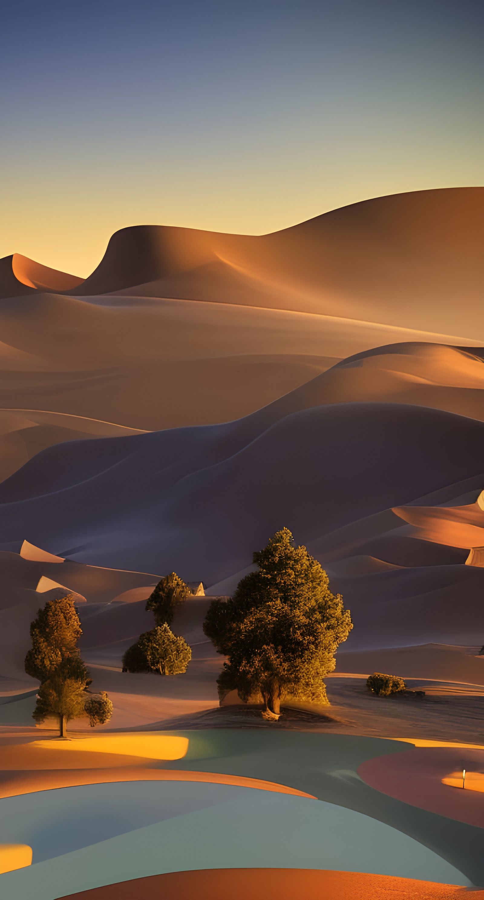 Abstract Art with Magical Particles and Light Dust