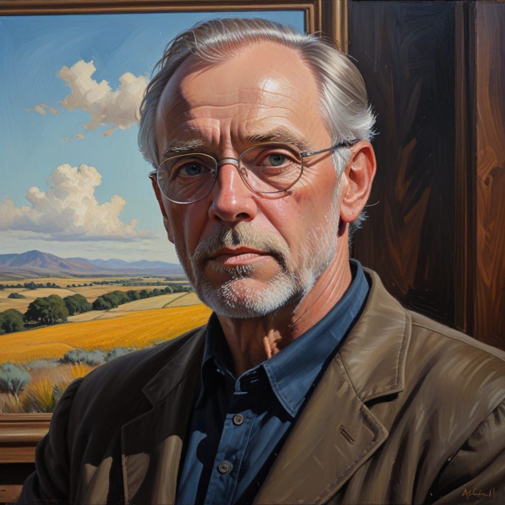 Anthony McBelch Oil Painting in the Style of James Gurney