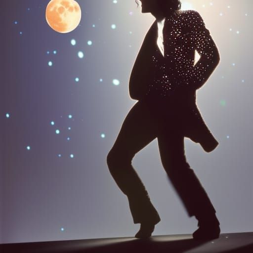 Michael Jackson Moonwalks on the Moon