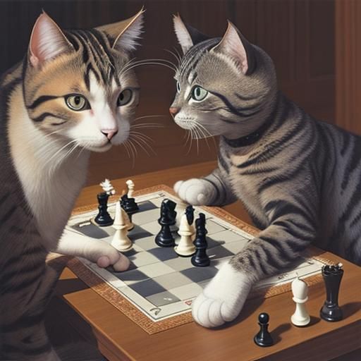 Cats Play Chess