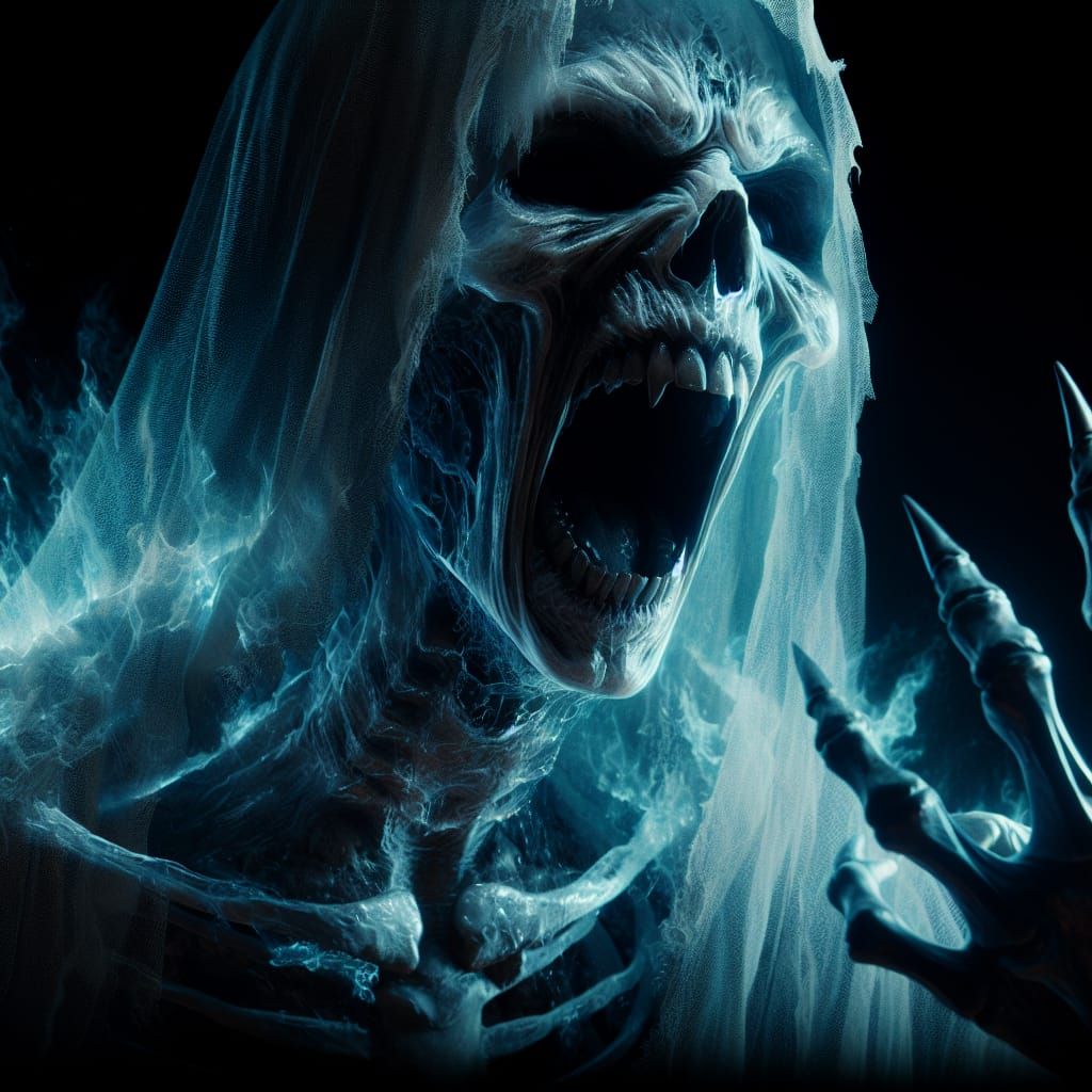 Screaming with anger