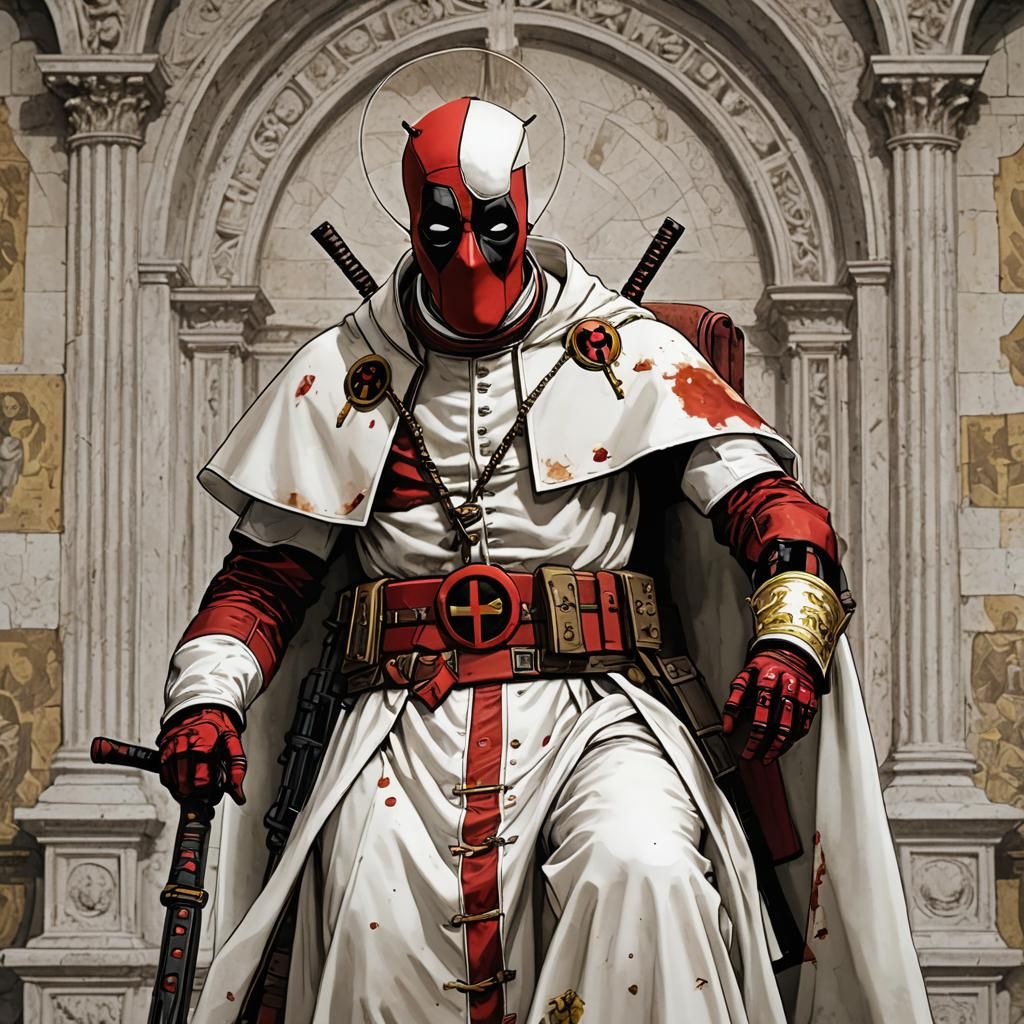 Deadpool as Pope: A Humorous Fusion