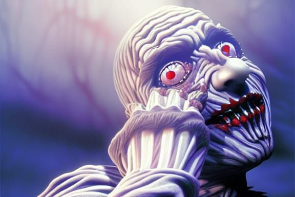 Freddy Krueger Portrait in Japanese Illustration Style