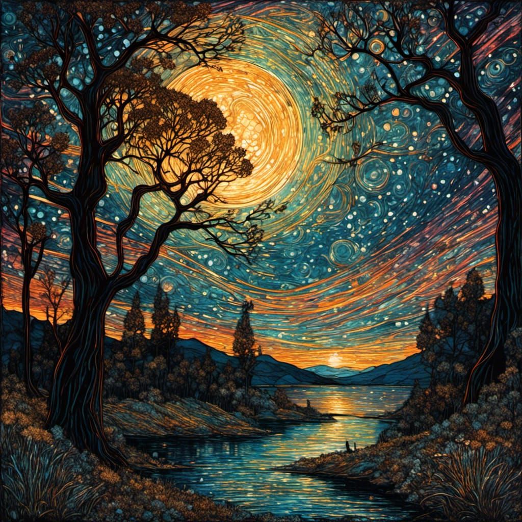 Spectrum Cosmic Serenade, holographic pixelscape light paint...