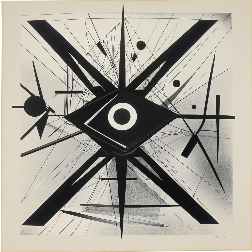 Abstract Rayograph of Childhood Memories