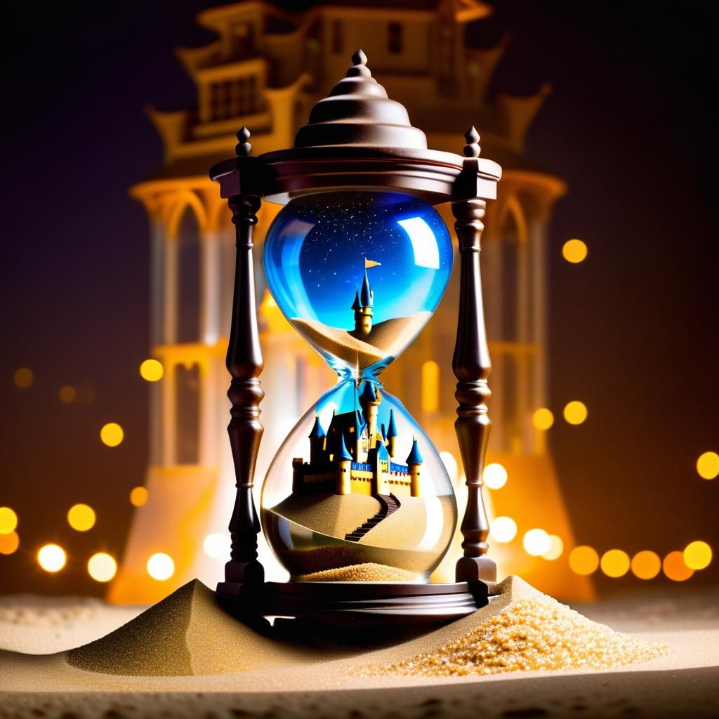 Cute (double exposure:1.3) image by blending together (a det...