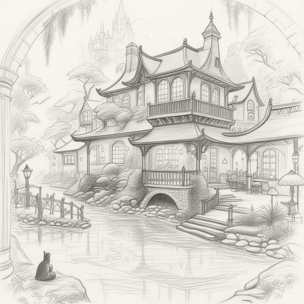 AI Image Generation in Sketch Style