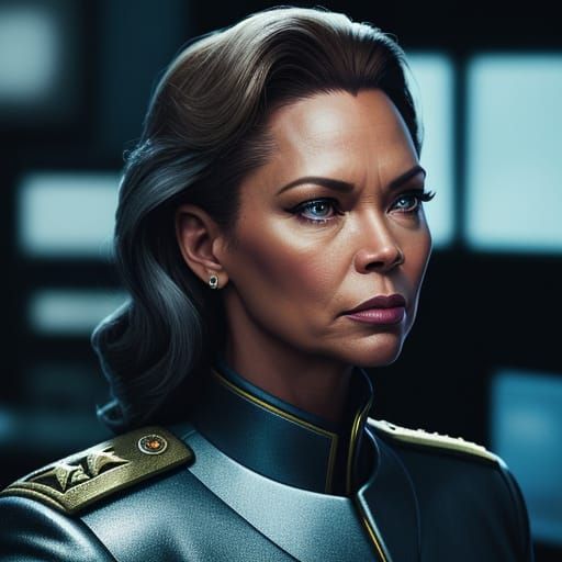 Vanessa Williams as General Cynthia Rockwell in the Librarians