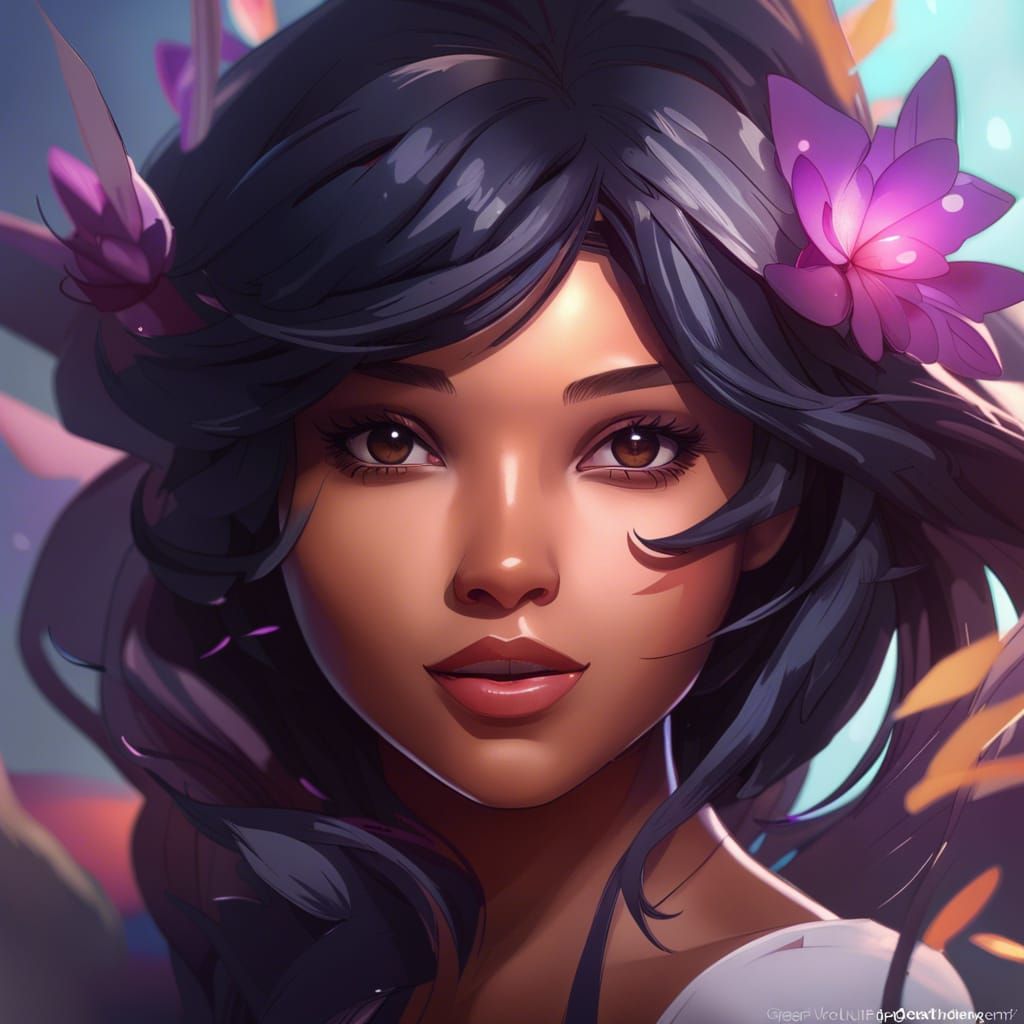 Aphmau Portrait in Artstation Style