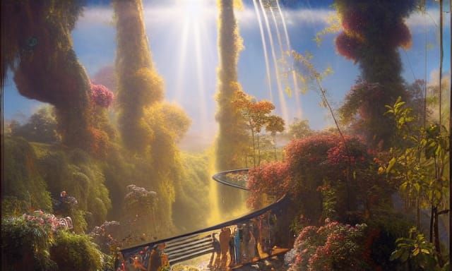 Elysium Space Station in Hyperrealistic 3D