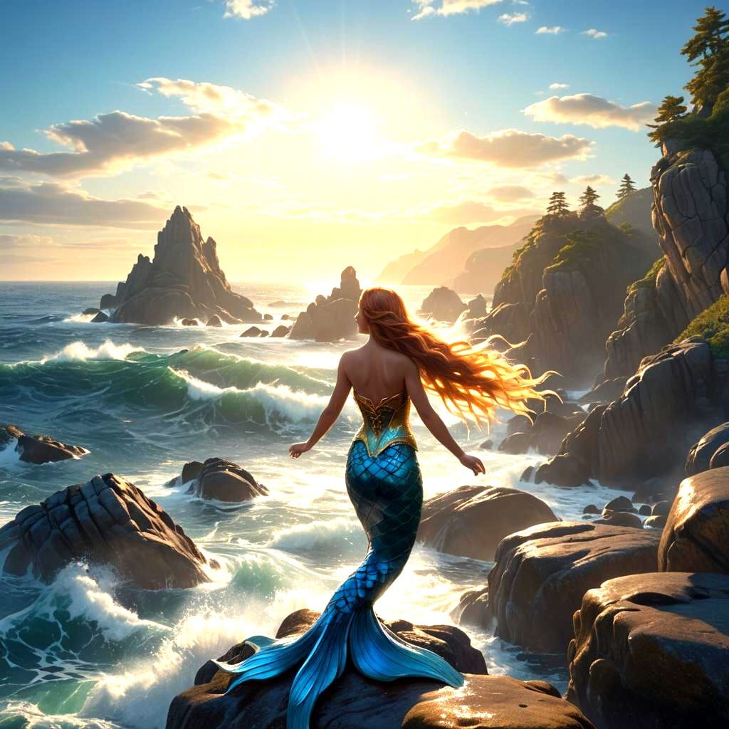 Enchanting Mermaid Song: Fantasy Concept Art