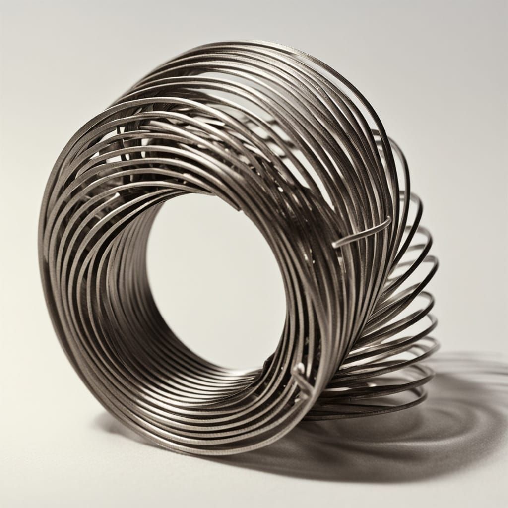 Slinky Versus Rusty Nail: An AI Interpretation