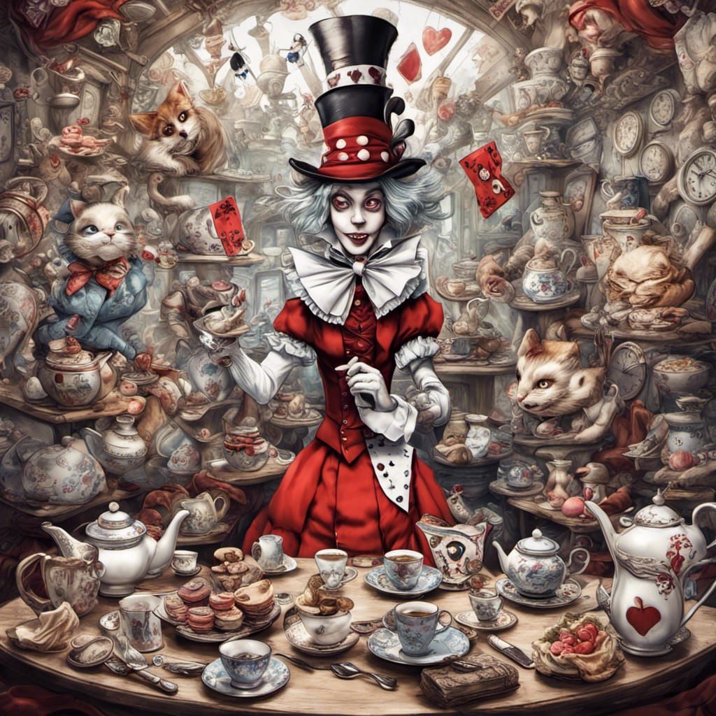Grimm Nightmare in Wonderland: A Corrupted Tea Party