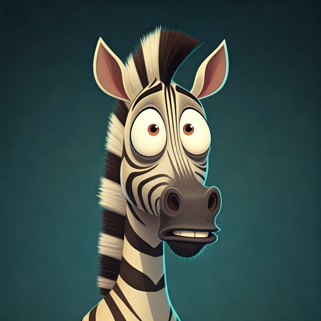 Anxious Zebra Finds It, Cartoon Network Style