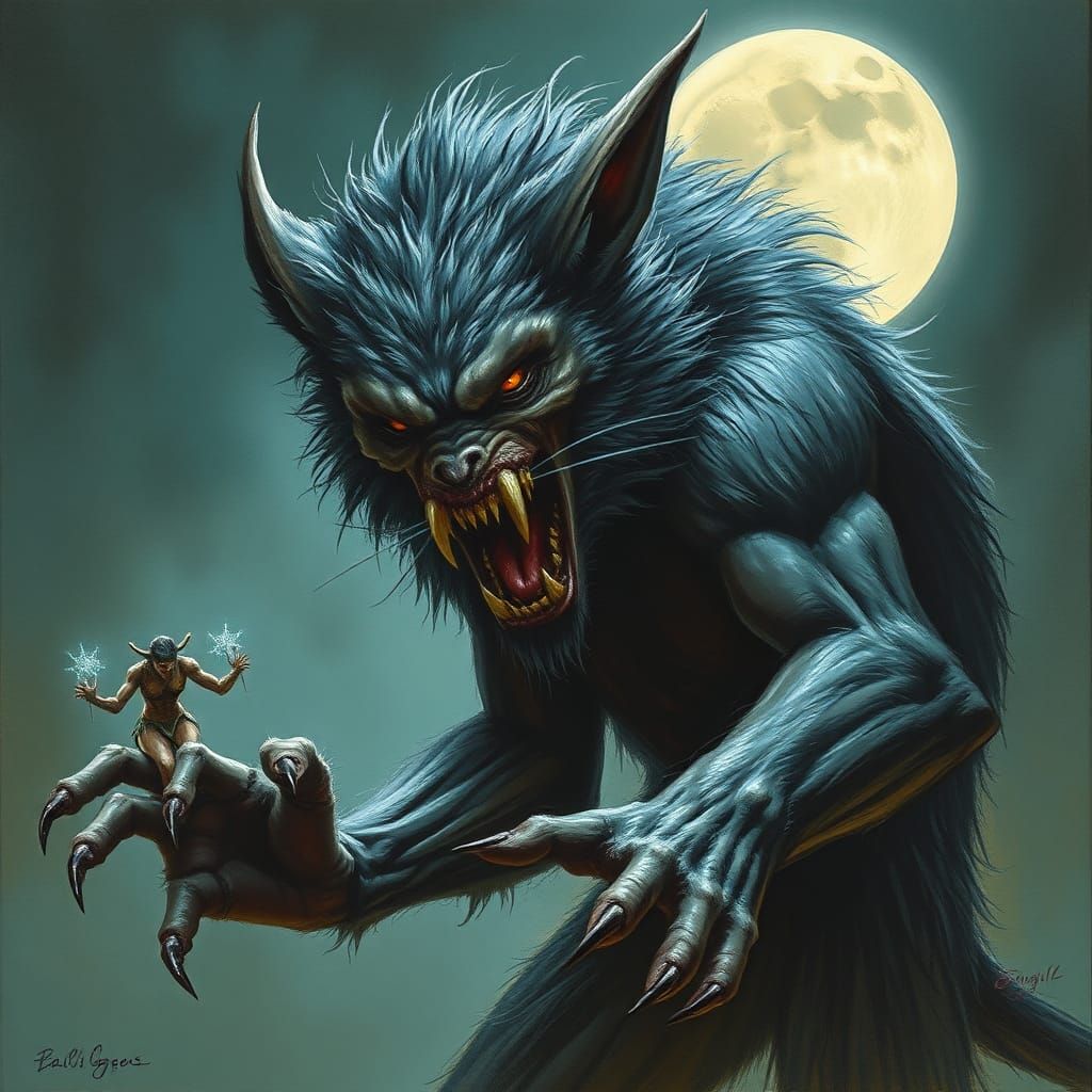 The Vaewolf and a Pixie