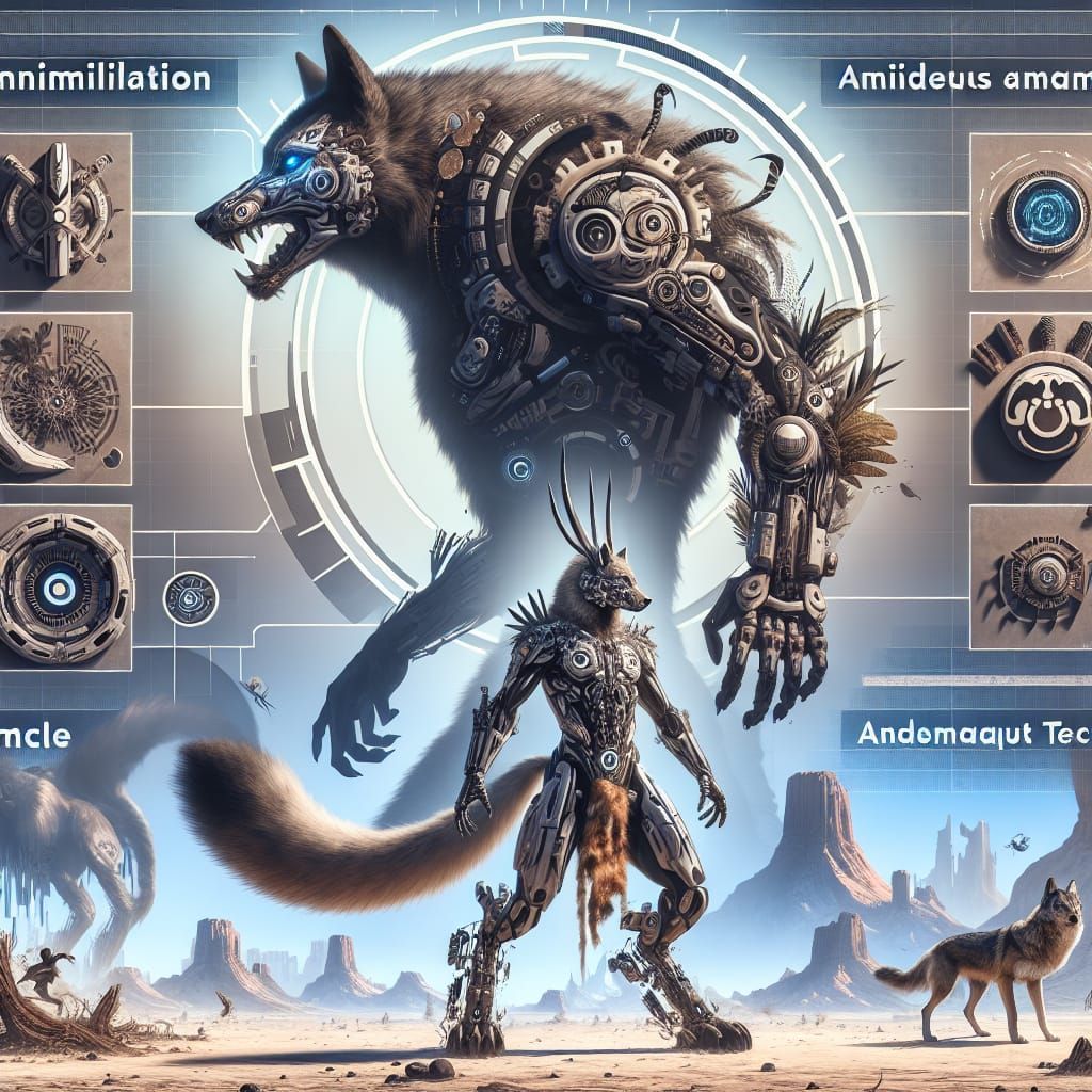 Post-Apocalyptic Werewolf: Tribal Meets High-Tech