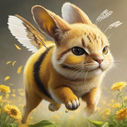 Vibrant Yellow Field: A Minimalist AI Creation