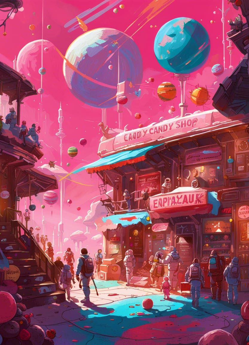 Welcome to pink Candy world