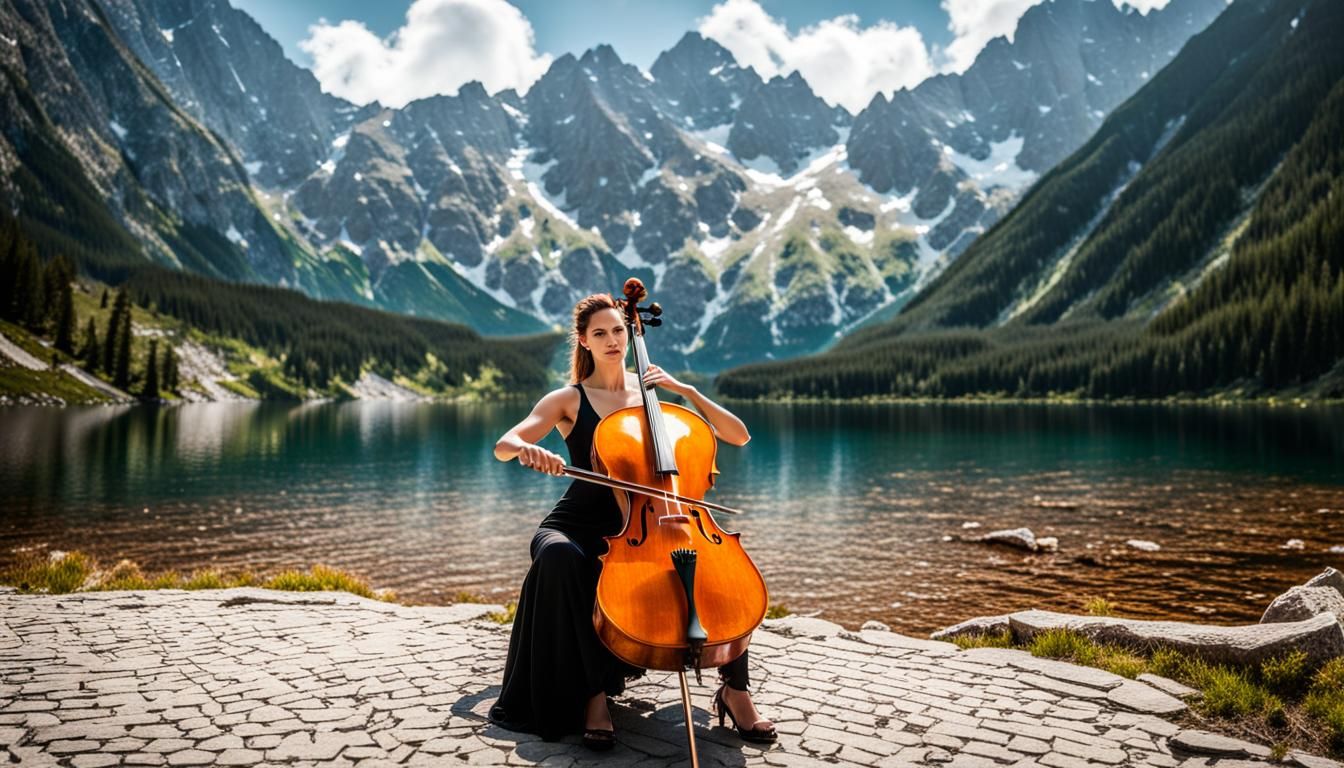 Cellist at Morskie Oko: Professional Photography