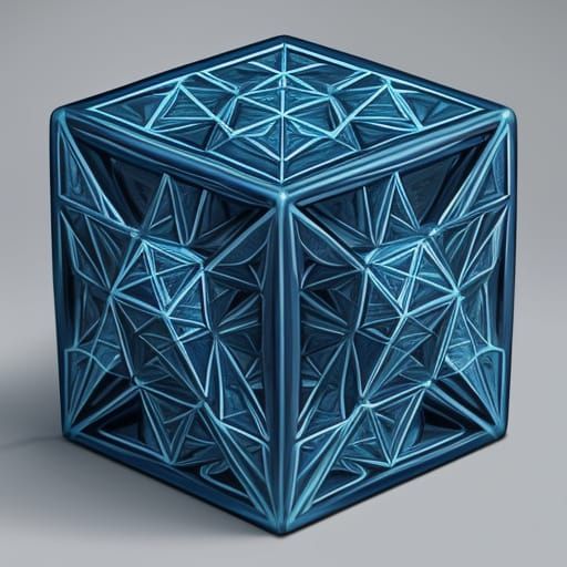 Geometric Tessellation in a Tesseract Structure