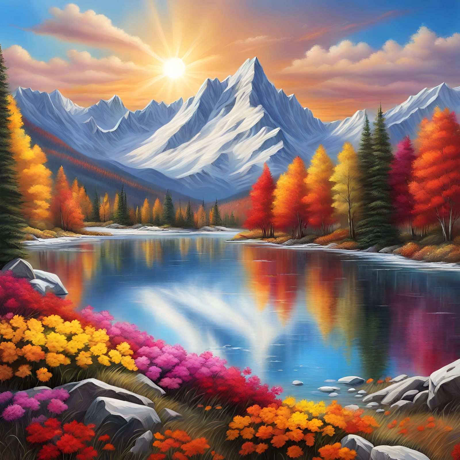 All of the seasons happening at once