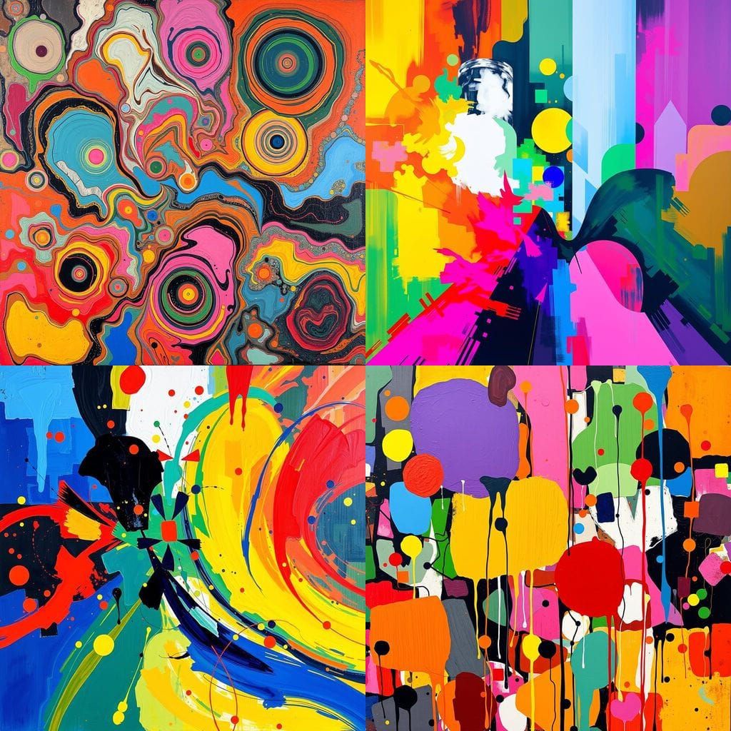 Abstract Art in Vibrant Colors