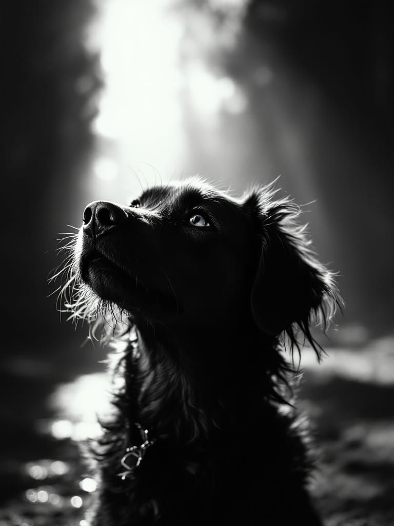 Black Dog in Sunlight, Noir Style