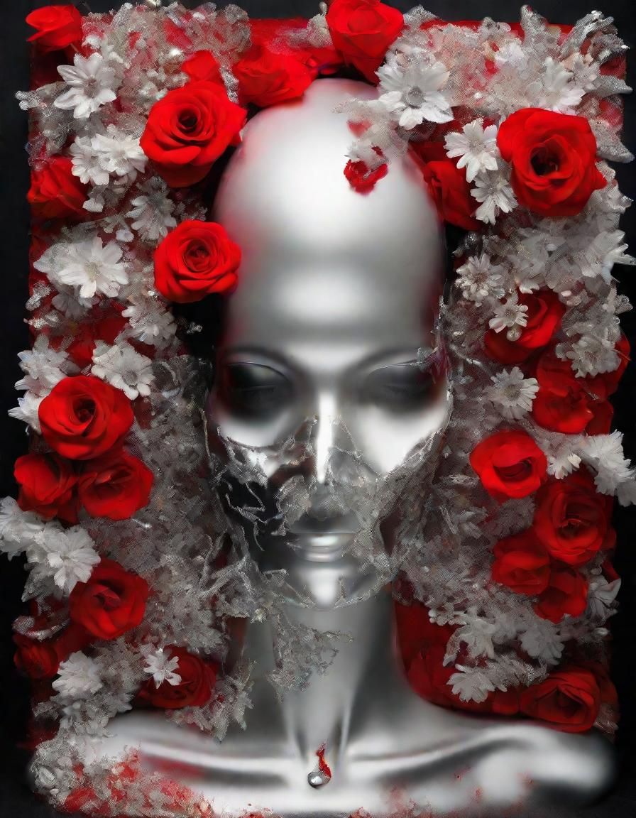 Unsettling Ghostly Figure in Gothic Hyperrealism Style