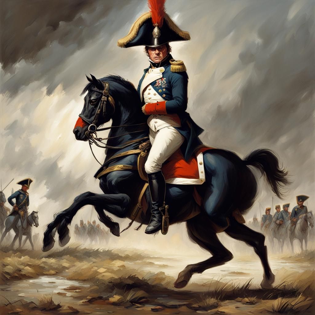 Napoleon Before Battle: Sinister Art