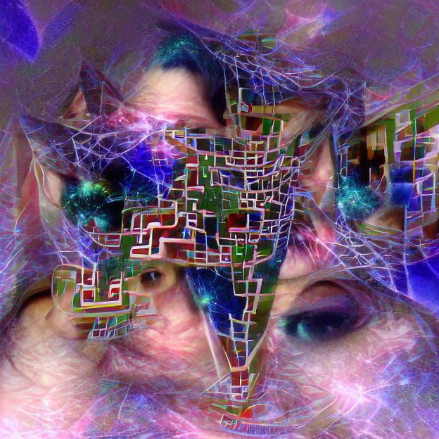 Metaverse Landscape with Interwoven Code