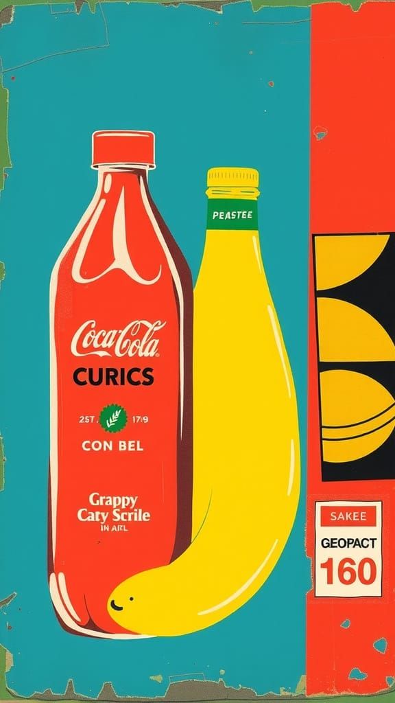 Campy Pop Art Grocery Store Still Life