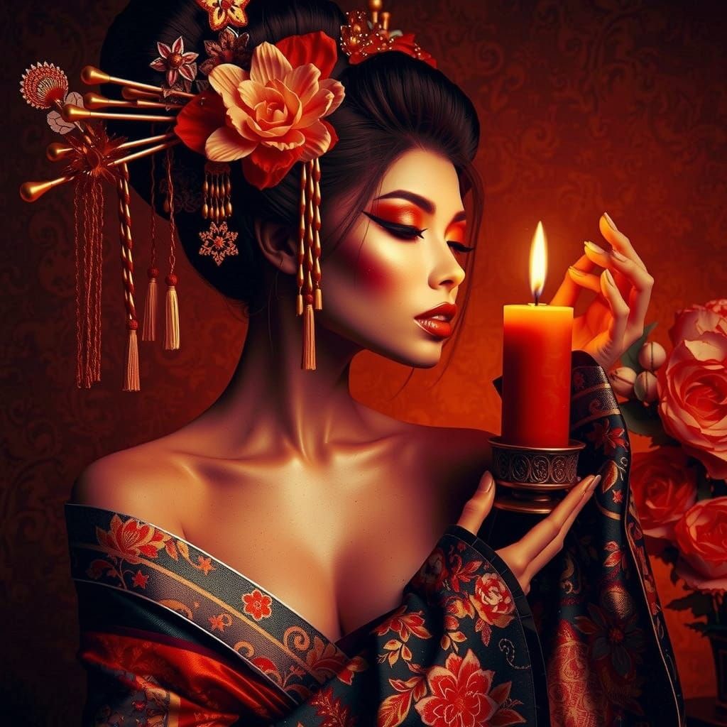 Candlelit Geisha