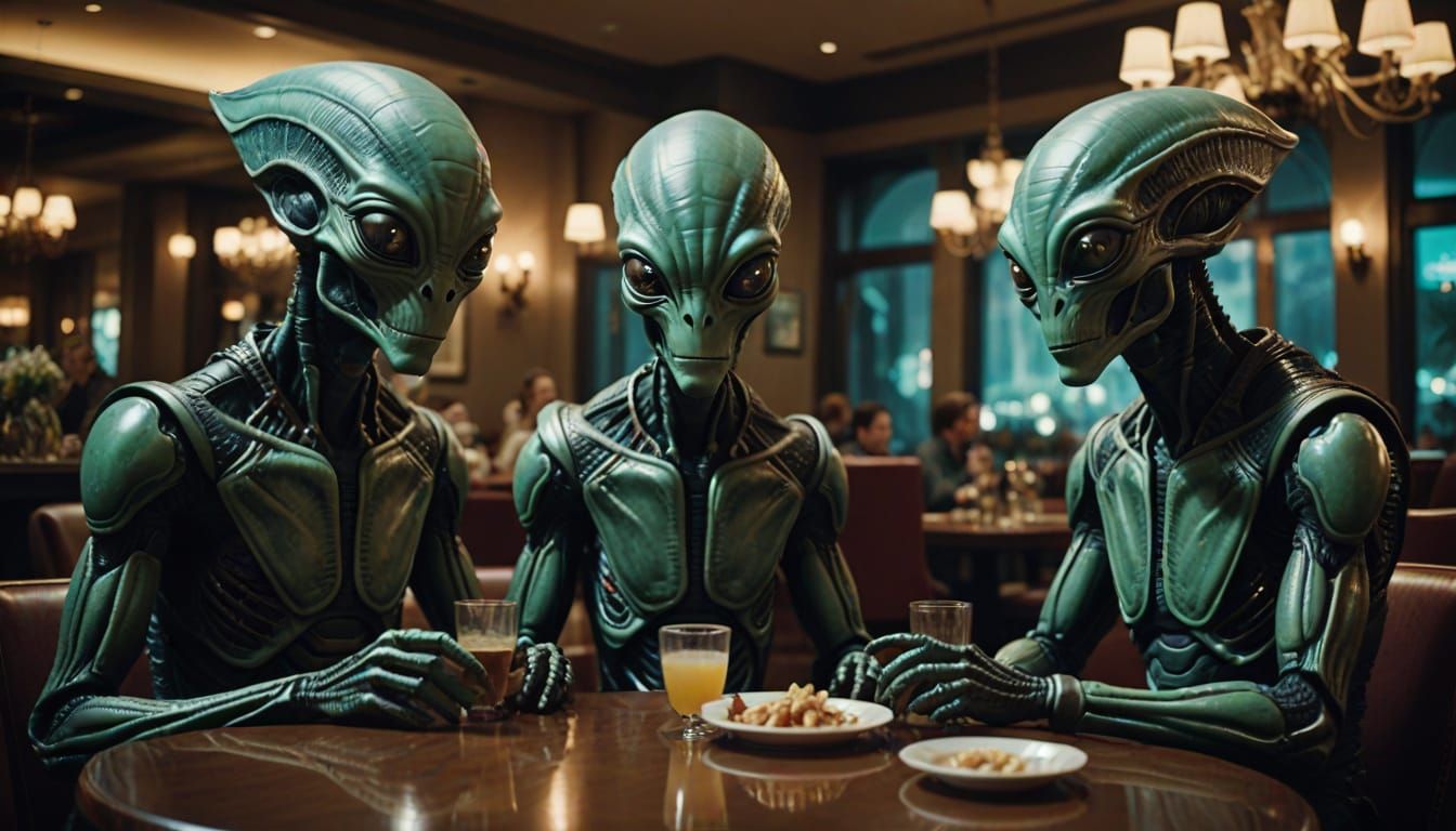 Romantic Interstellar Evening in Cinematic Film Style