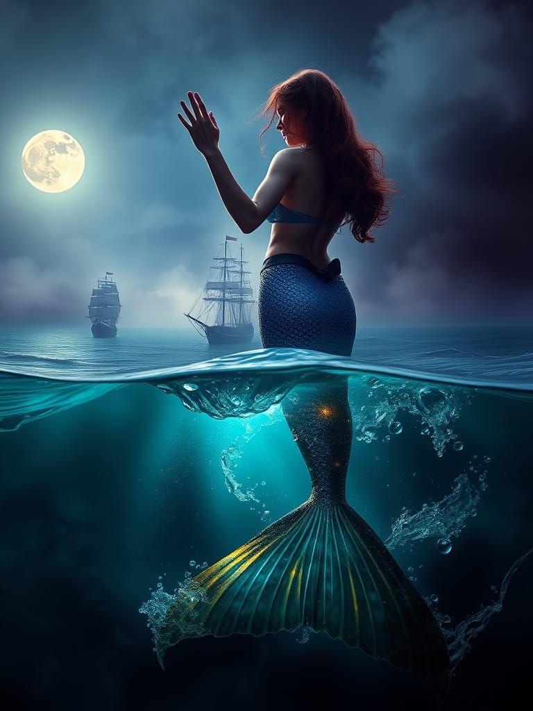 Tamara: Mermaid Pirate Concept Art