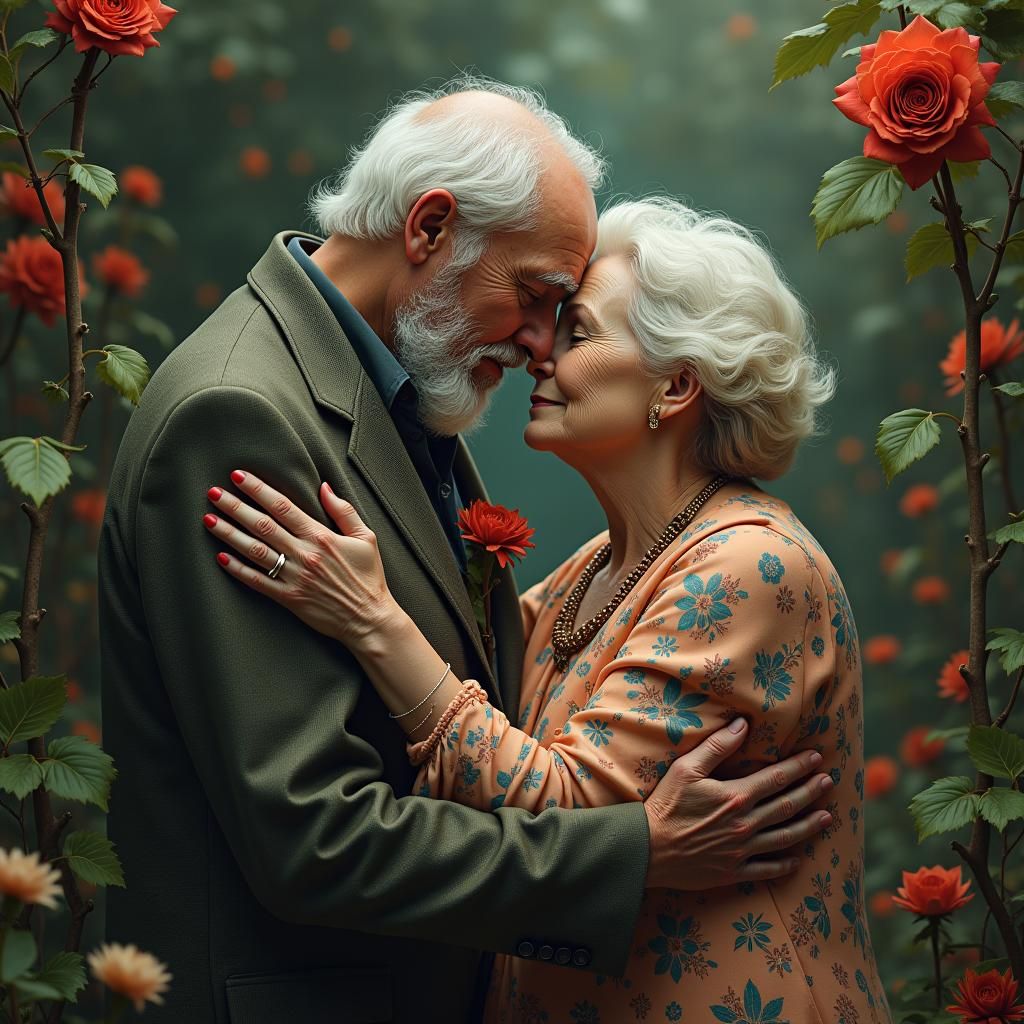 Photorealistic Eden: Love in a Hyperdetailed Garden