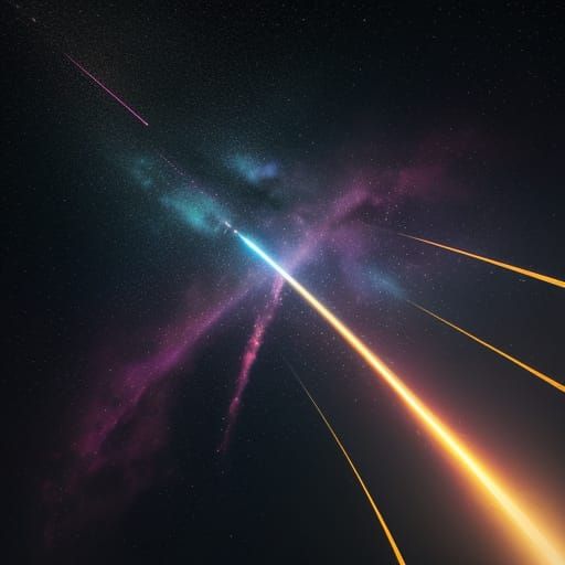 Hyper-Realistic Sci-Fi Rocket Ships in Space