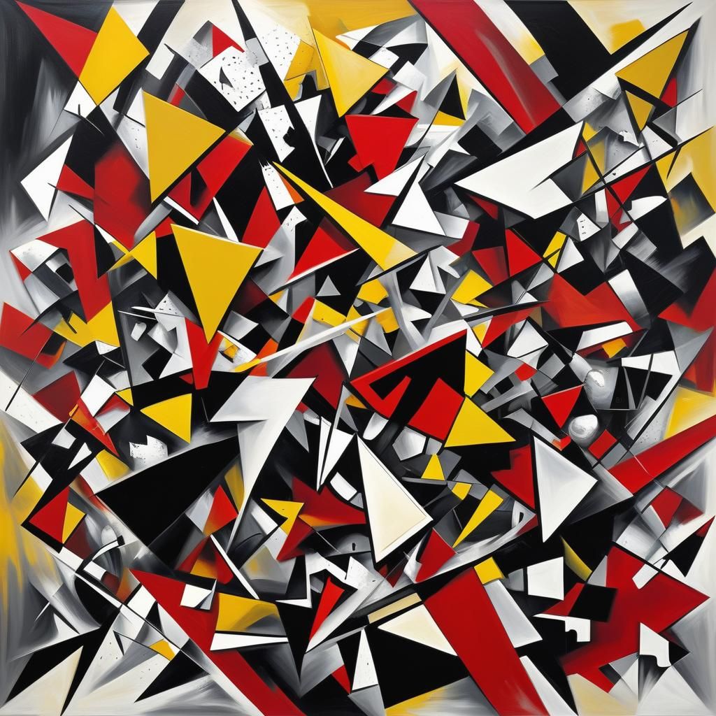 Abstract Cubism: A Visual Representation of a Scrambled Mind