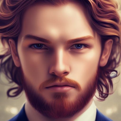 Gorgeous Irish Man Portrait in High Definition