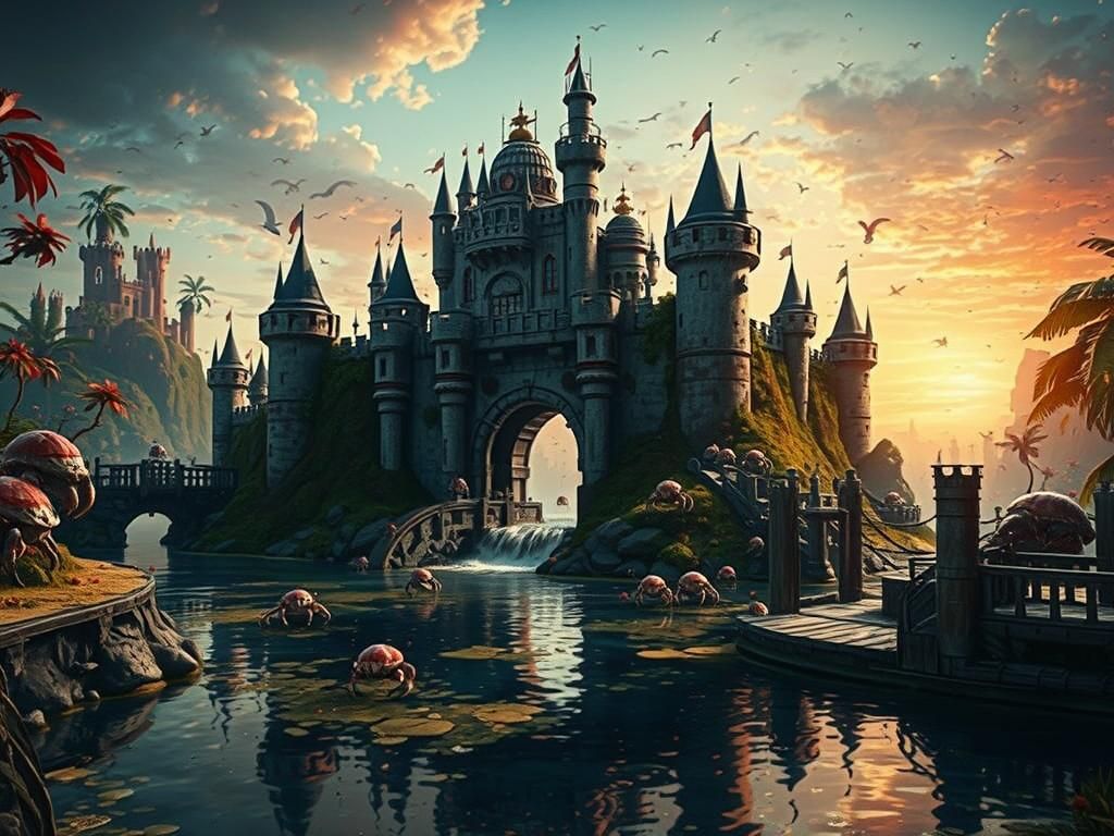 Sandcastle for Hermit Crabs in Sci-Fi Realism