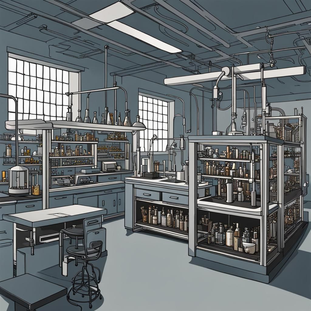 AI Generated Image of a Laboratory