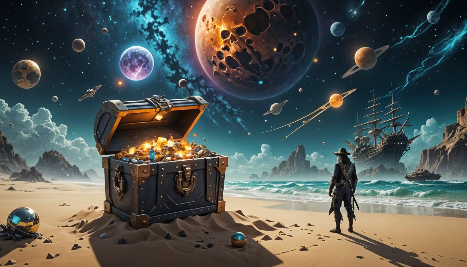 Space Pirates Discover Cosmic Treasure