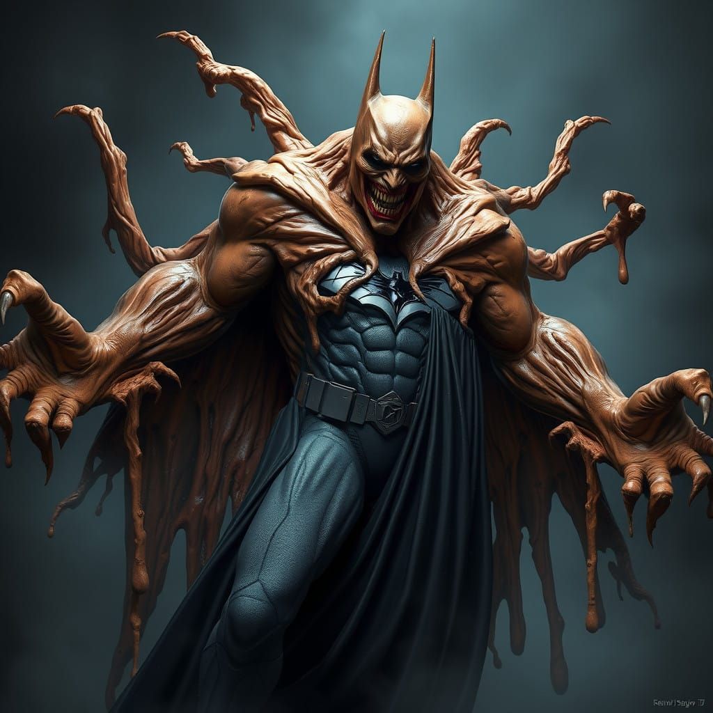 Clayface Swallows Batman in a Grotesque Display of Clay and...