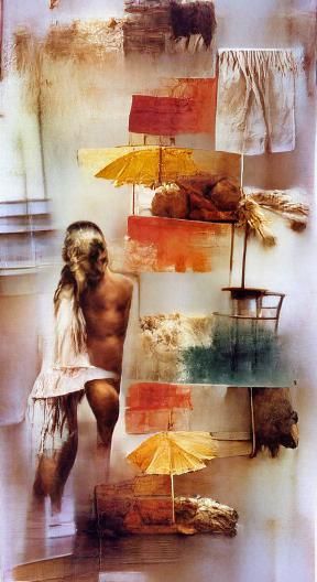 Ethereal Photograph Inspired by Hamilton and Rauschenberg