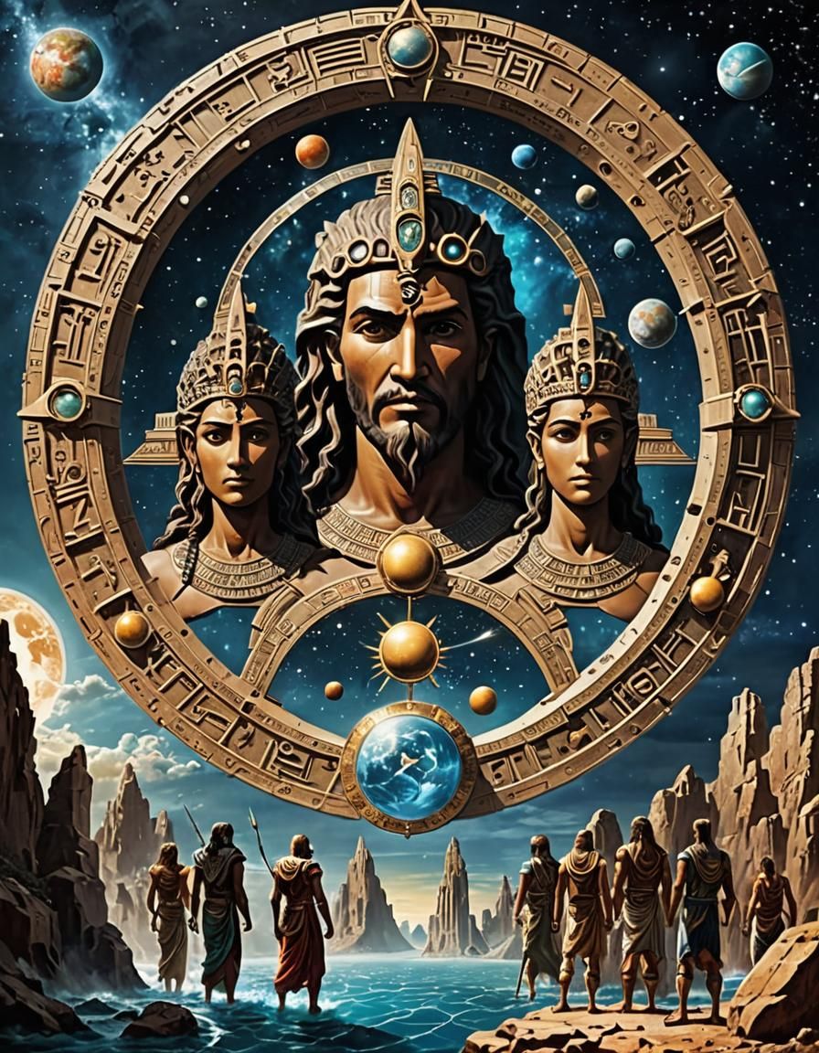 Atlantis Founding by Pleiadians and Other Aliens