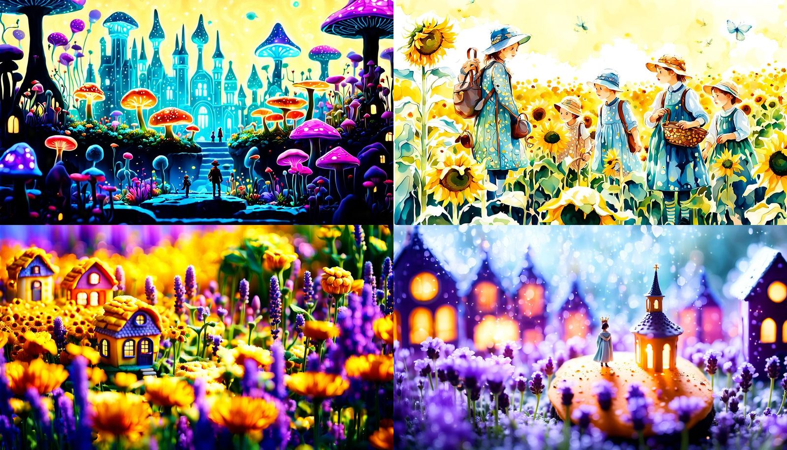 Microscopic Human Civilization Living in a Tiny City